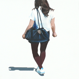 Beobachtung 10:57:43h, 75 x 75 cm; arcyl/dibond; 2010