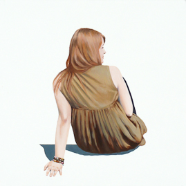 Beobachtung 11:14:03h, 75 x 75 cm; arcyl/dibond; 2010