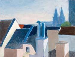 DAS HERZ VON DER WELT
2009 Öl auf Holz 35 x 40 cm (mit Rahmen)